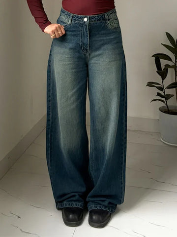 Astral Blue Washed Baggy Jeans