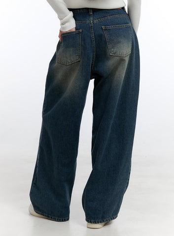 Astral Blue Washed Baggy Jeans